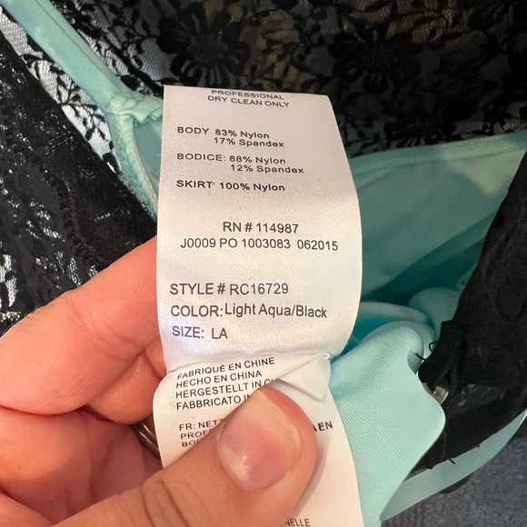 Revolution Dancewear ballet tutu costume, size LA, Delicate black and blue - Picture 8 of 9